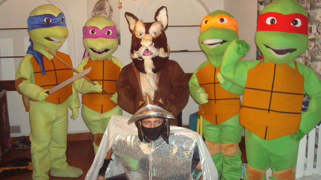 tortugas ninjas esplinter y destructor