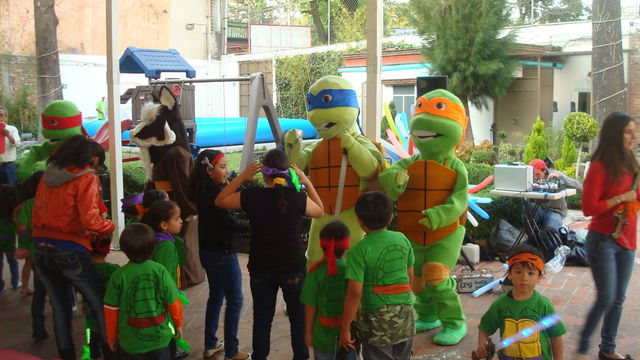 tortugas ninjas en show
